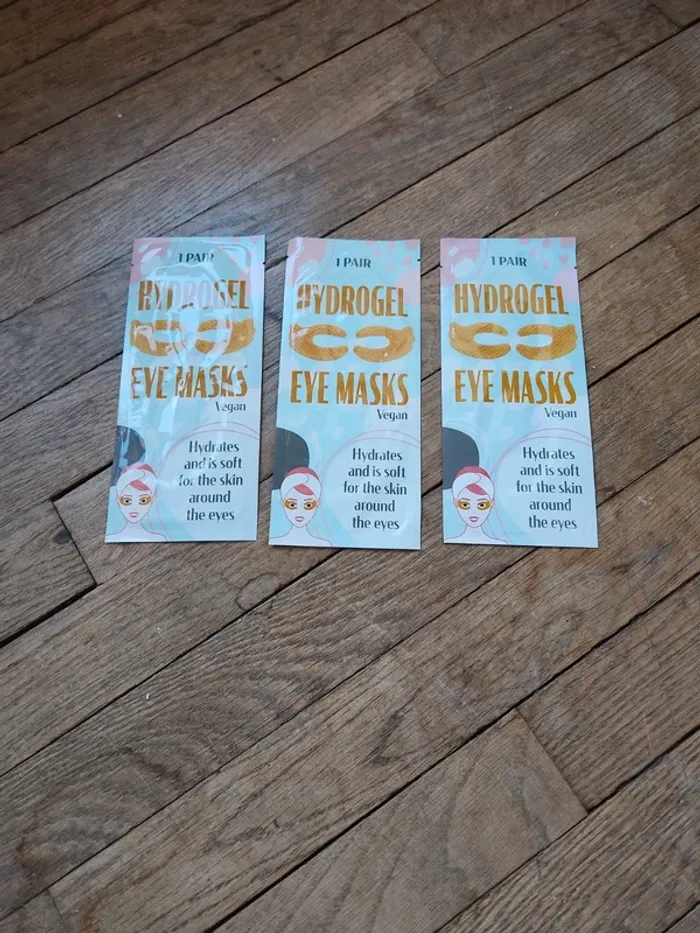 🌺Lot de 3 masques yeux hydrogel🌺