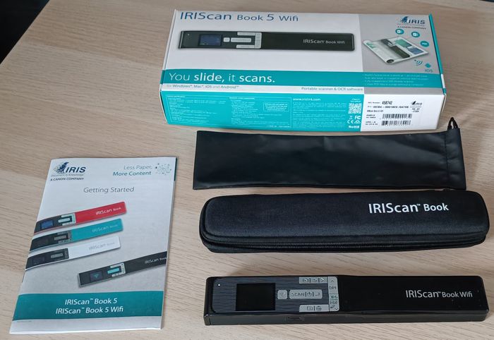 iriscan Book 5 wifi avec trousse