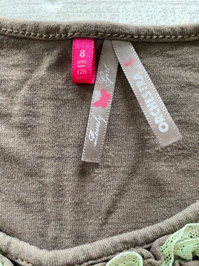 T-shirt manches courtes papillon relief - photo numéro 4