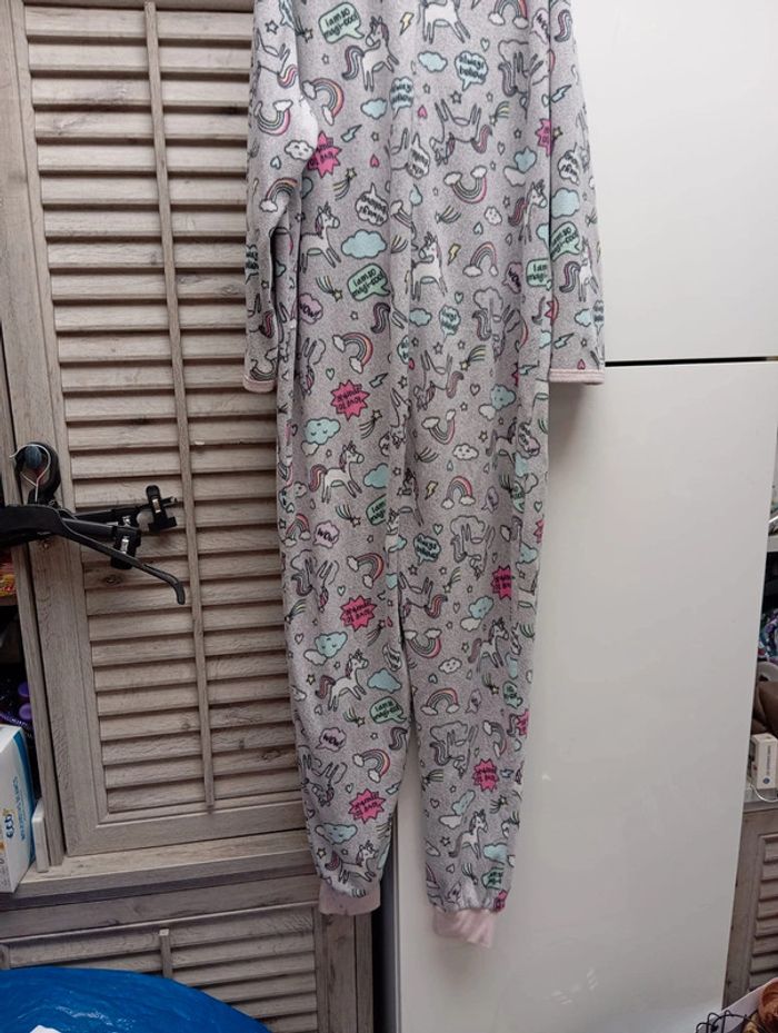 Pyjama 1 pièce gris motif licorne Love to Lounge taille 42/44 - photo numéro 8