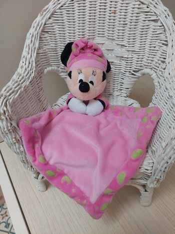Disney baby nicotoy - doudou minnie luminescent phosphorescent
