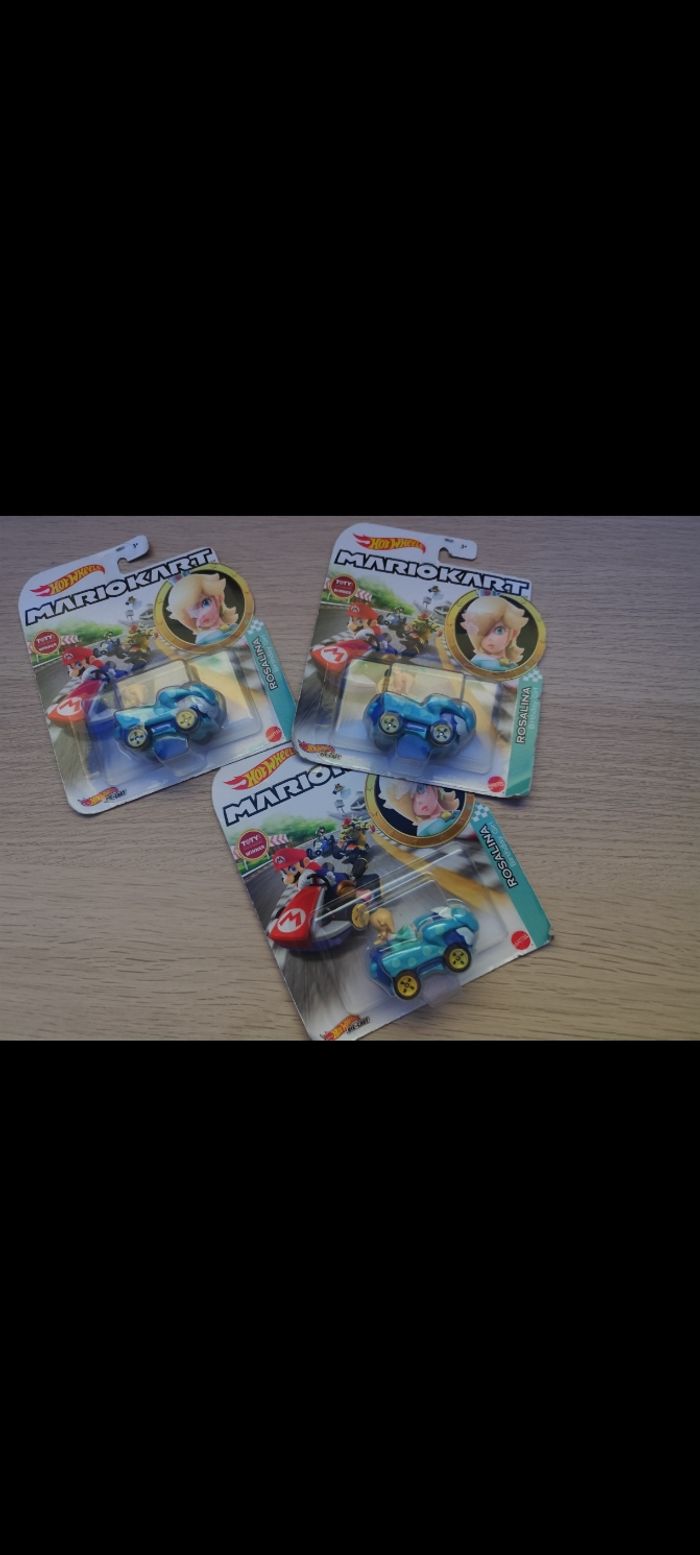 Voiture hot wheels Mario kart rosalina