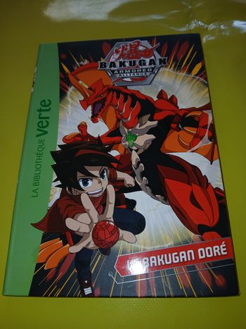 livre bibliotheque vert bakugan 6/8ans tome 1