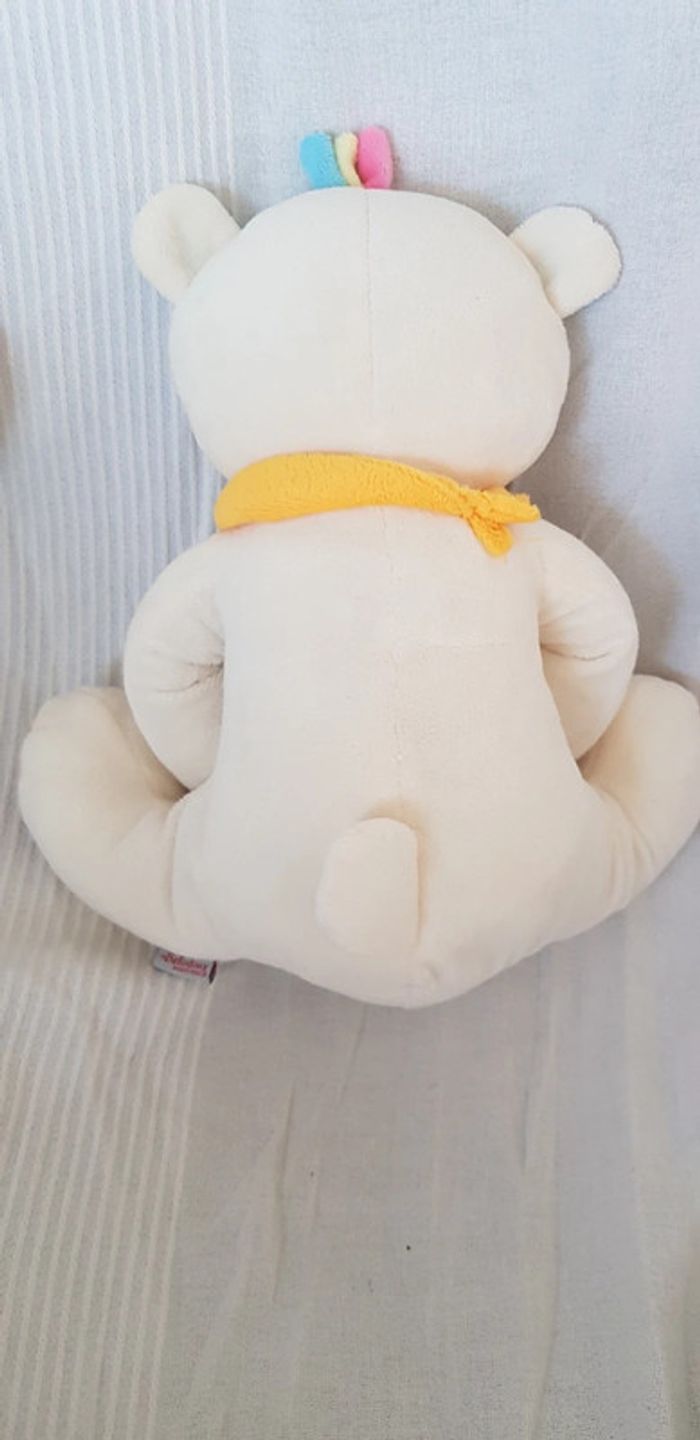 Peluche ourson beige Bellodoux - photo numéro 3