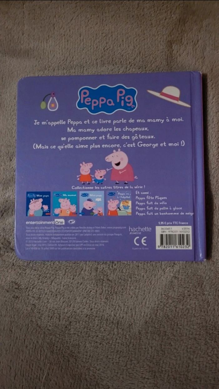 2 Livres mon papy ma mamy peppa pig - photo numéro 5