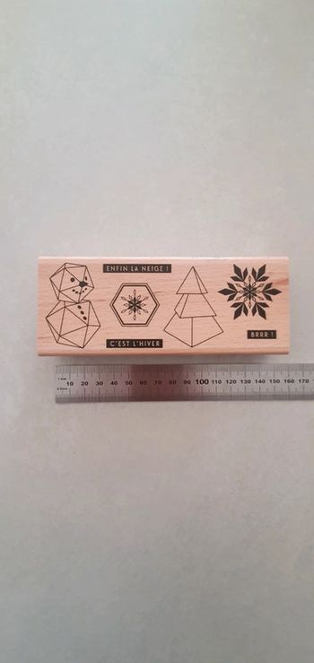 Tampons bois florilège design