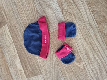 Ensemble bébé Levi's - Bonnet et Moufles