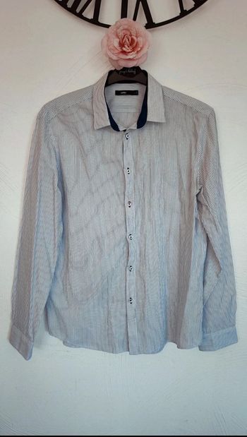 Chemise homme rayé  celio taille L