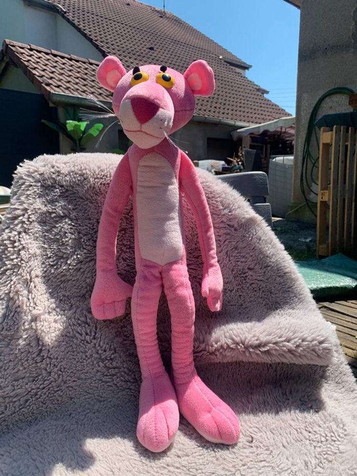 Peluche Panthère rose original vintage - photo numéro 2