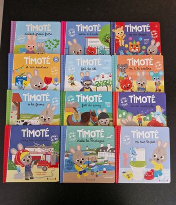 Lot de 12 livres enfant Timoté