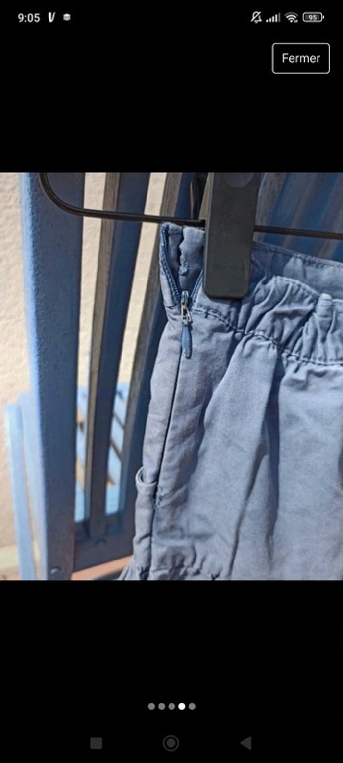 jupe hello Kitty bleu marine fermeture éclair sanrio 10 ans - photo numéro 5