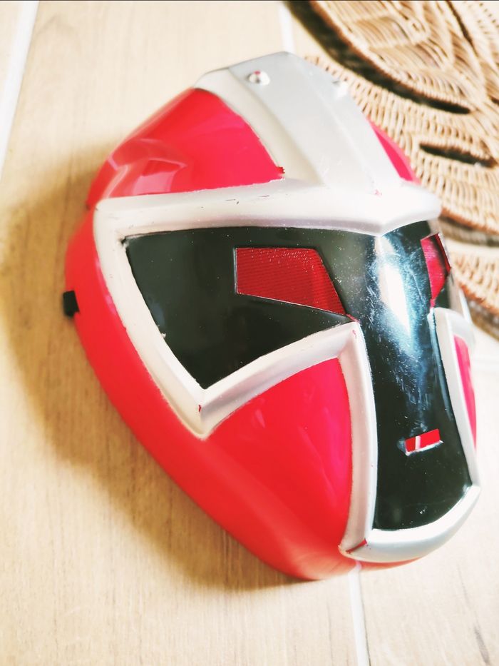 🥸 Déguisement/masque deluxe Power rangers ninja steel du ranger rouge pour enfant - photo numéro 2