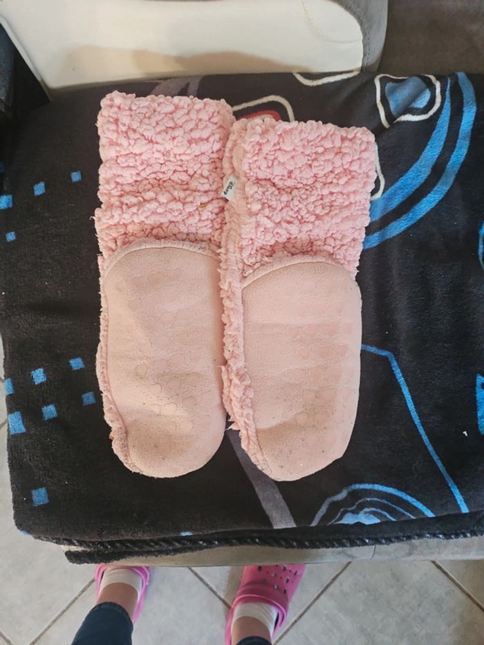 Chaussons chaussettes stitch - photo numéro 2