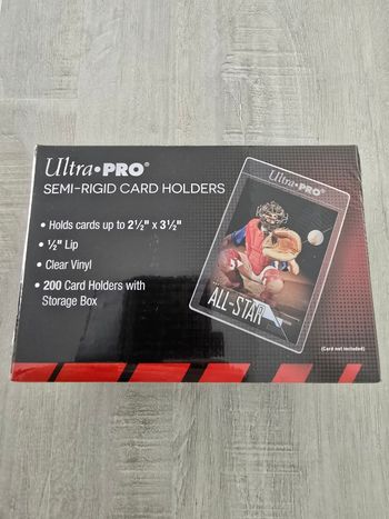 Pack de 200 Semi Rigid Card Holders Ultra Pro