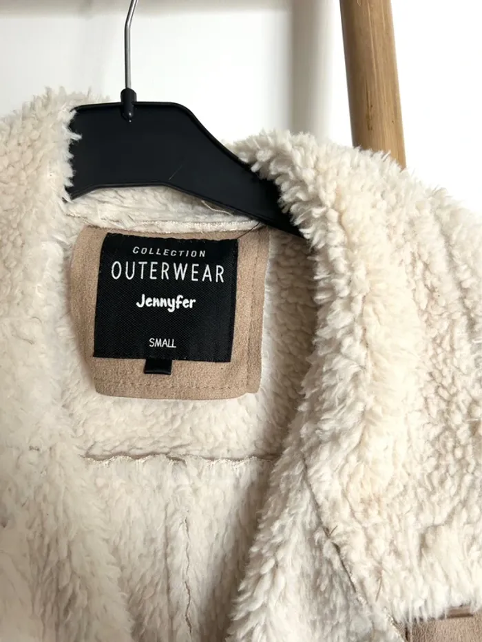 Veste daim/intérieur bouclette - photo numéro 3