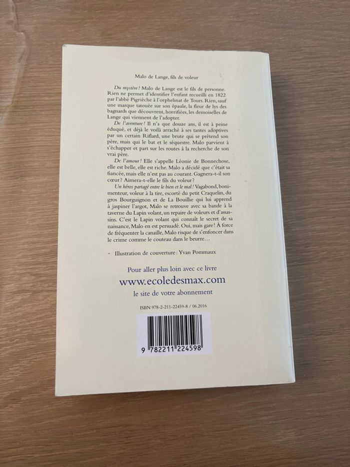 Malo de Lange, fils de voleur - photo numéro 2