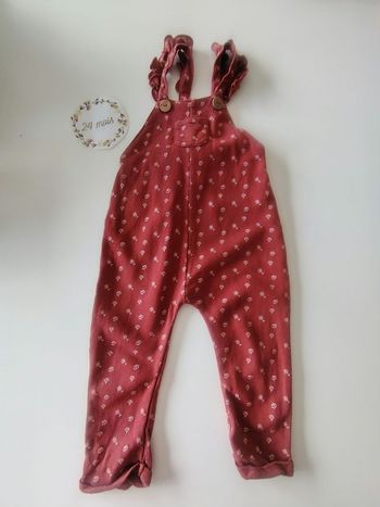 Salopette en coton 24 mois Kiabi tbe