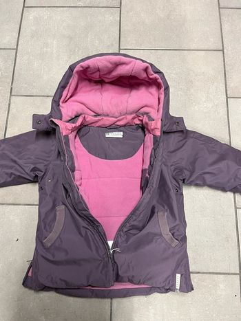 Veste doublée polaire avec capuche