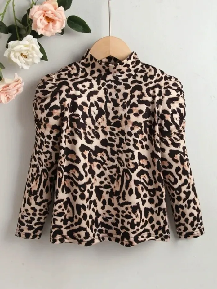 Ensemble fille 3 pièces H&M et SHEIN noir et Camel - photo numéro 2