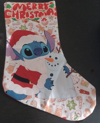 Chaussette de Noël stitch 🎅