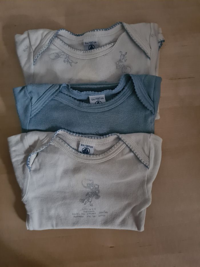 Lot de 3 body manches longues