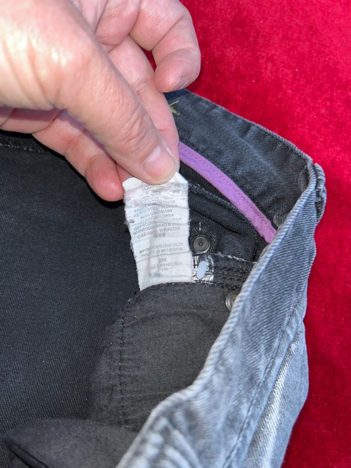 Lot de 4 jeans noir T 40 avec élasthanne - photo numéro 8