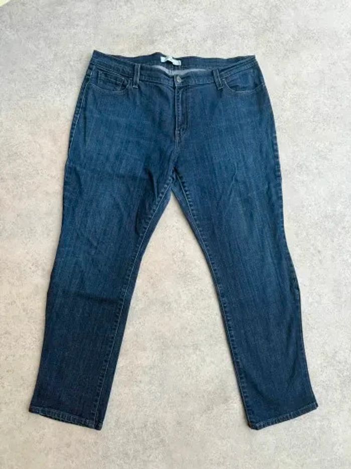 Jeans Levi's 515 W38 FR48 coupe droite bleu marine Femme Women pan540b - photo numéro 2