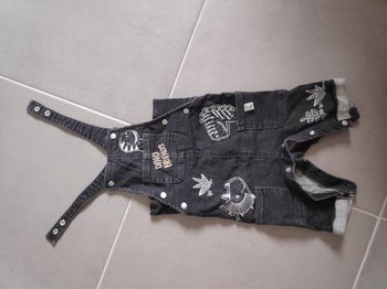 Lot de 2 salopette 3-6 mois