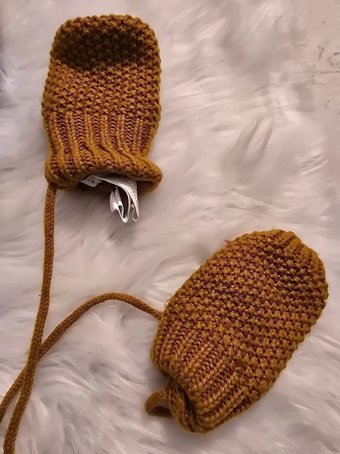 💙😍🤩 superbe Ensemble bonnet, snood , moufles 12/23 mois garçon💙😍🤩 - photo numéro 4