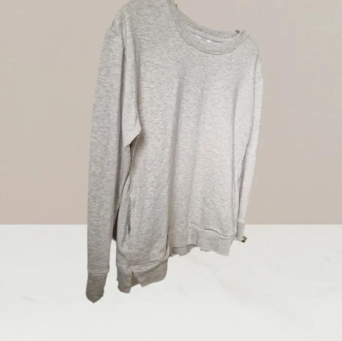 Pull décontracté gris - PBX - Taille M - photo numéro 2