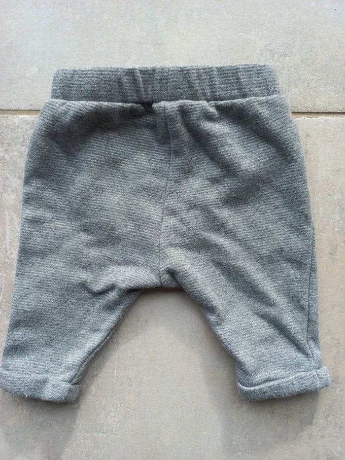 Pantalon gris fourré fille 3 mois Kiabi - photo numéro 3