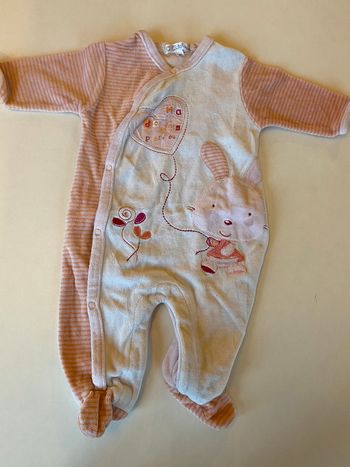 Pyjama grenouillère bébé enfant fille 3 mois