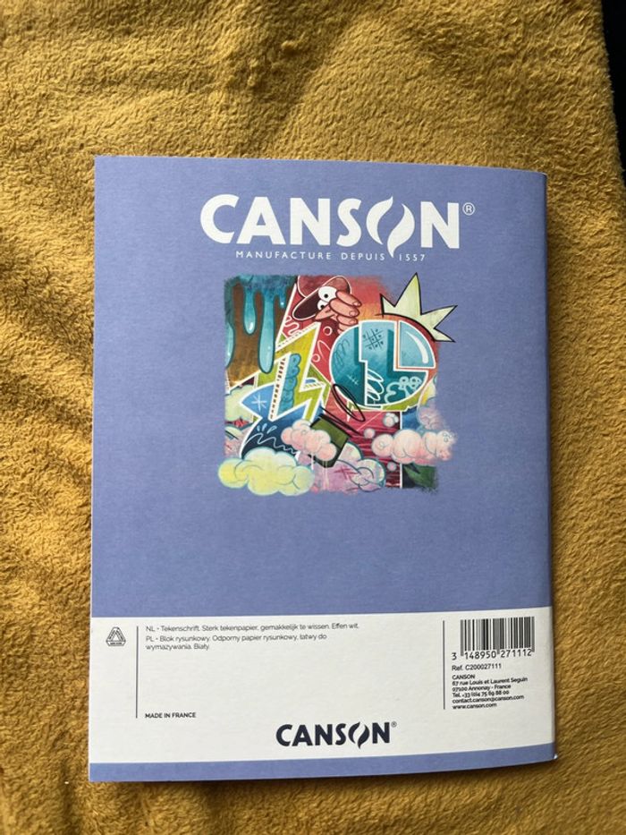 Cahier de dessin canson - photo numéro 2
