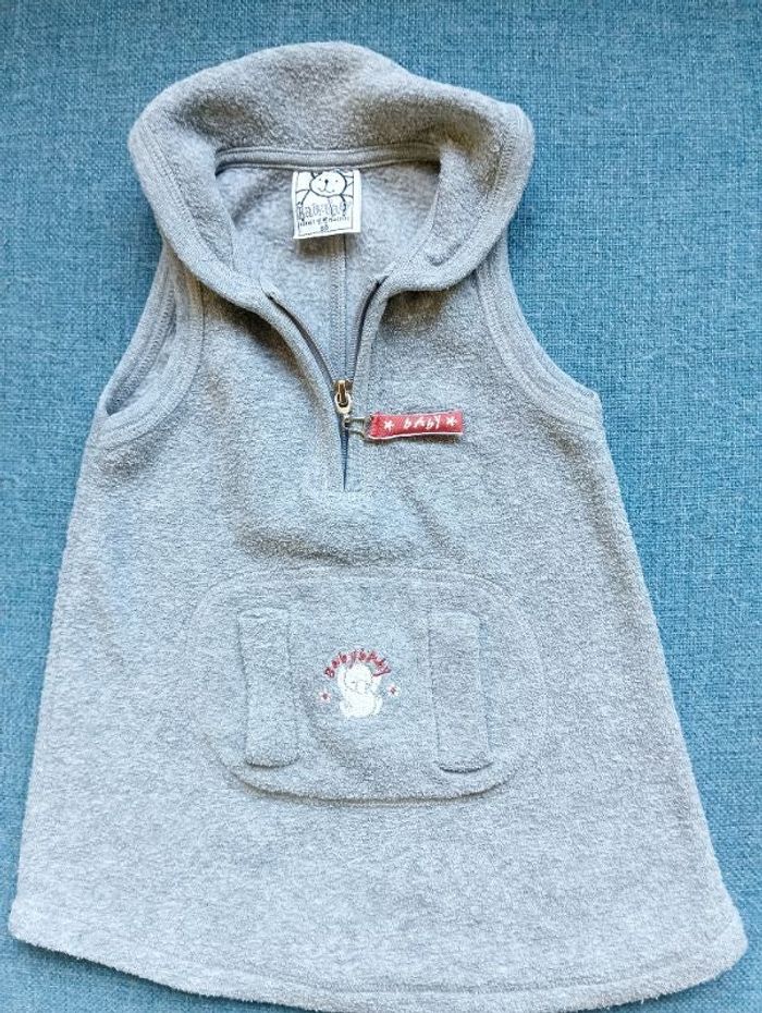 Vêtements bébé fille 6 mois robe polaire bien douillette