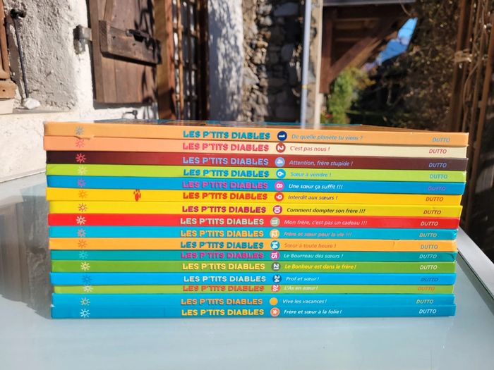 16 BD Les P'tits Diables 1, 2, 4, 6, 8, 9, 10, 11, 12, 14, 15, 21, 24 et 26 et 2 Compil' - photo numéro 2
