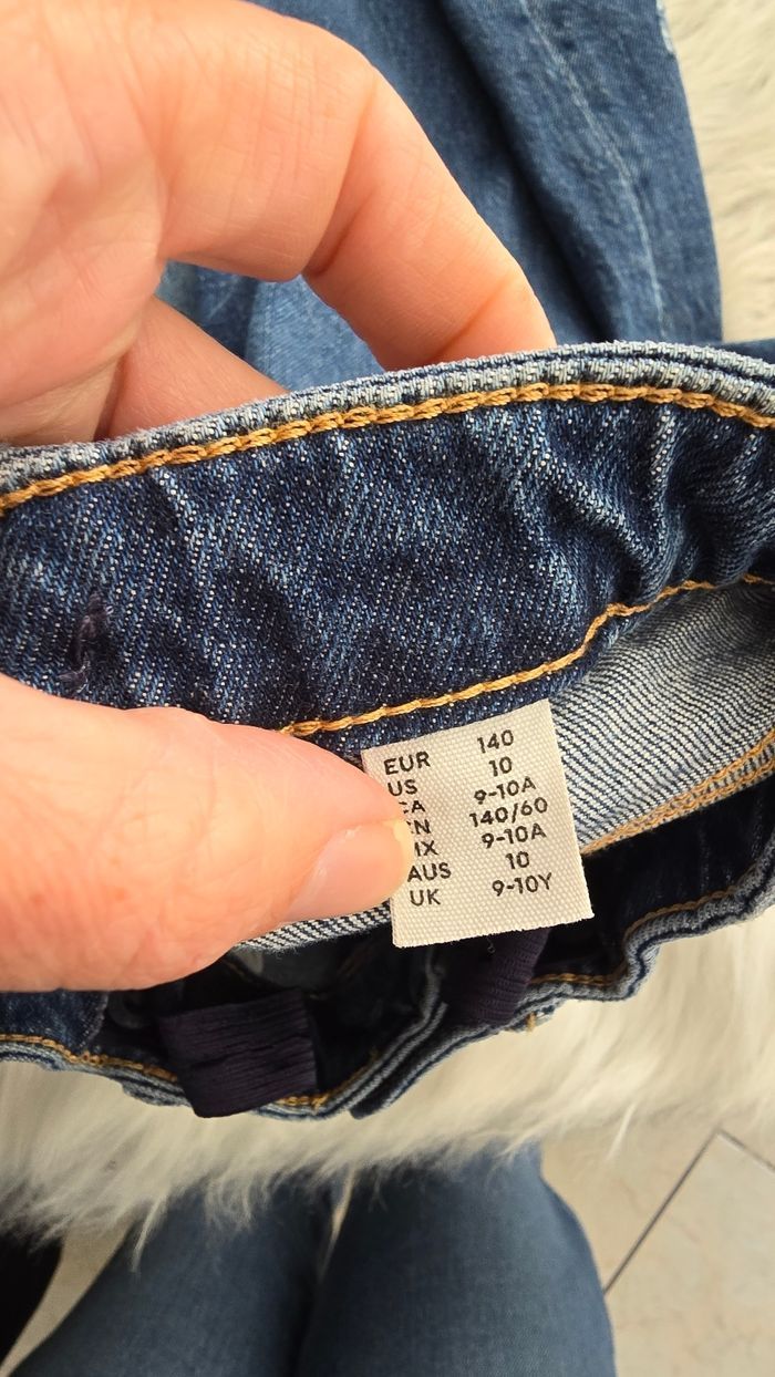 Neuf(non porté) 🏷🤩😍🩷 jeans WIDE LEG  bicolore 10 ANS fille 🩷 😍🤩👌👌 - photo numéro 5