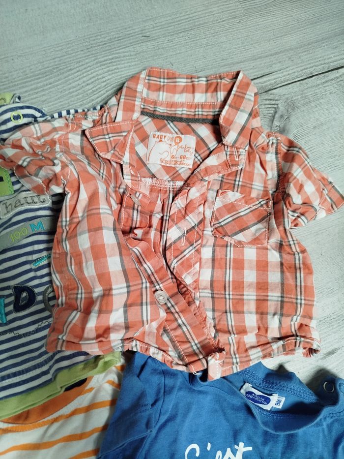Lot de Tshirt manche courte garçon taille 6 mois - photo numéro 6