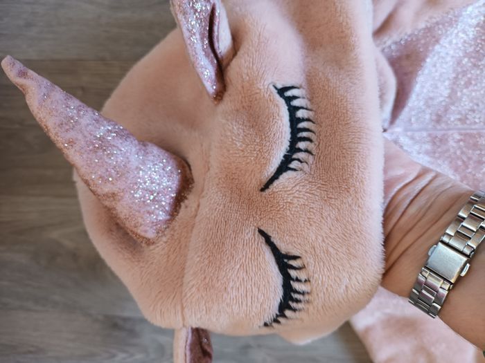 pyjama 10 ans 11 ans 12 ans licorne fille polaire doux presque neuf hiver chaud - photo numéro 3