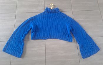 Pull court bleu Shein Taille S