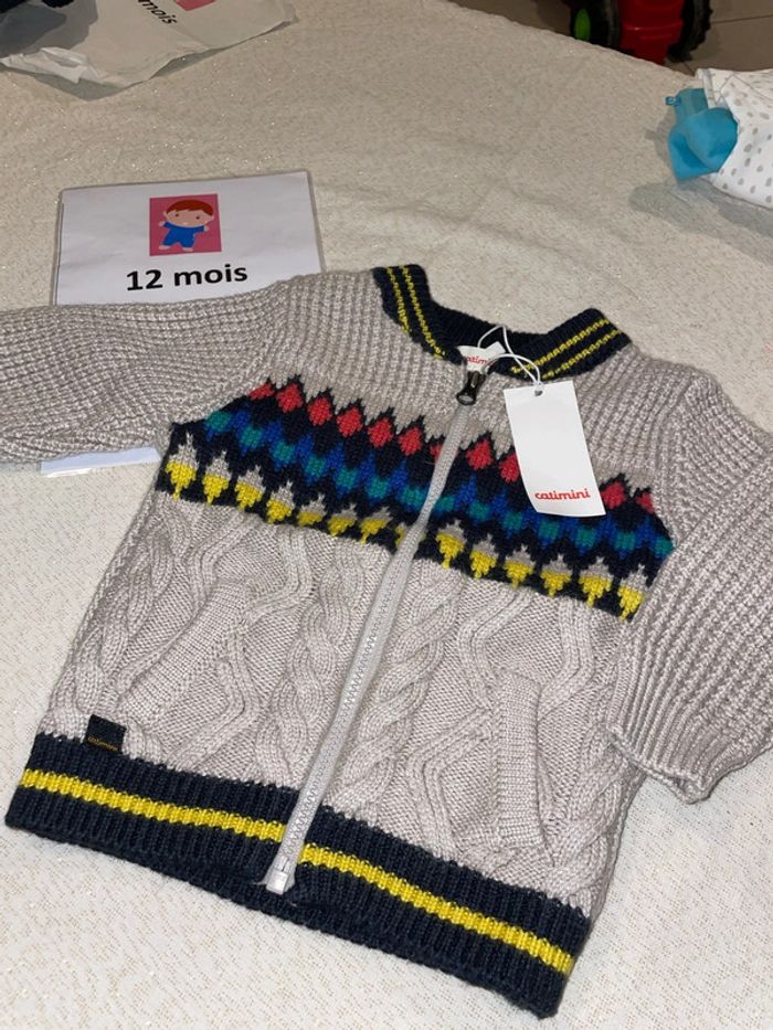Gilet catimini 12 mois neuf
