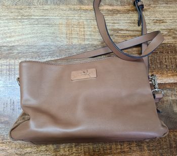 Sac bandoulière camel brun Parfois