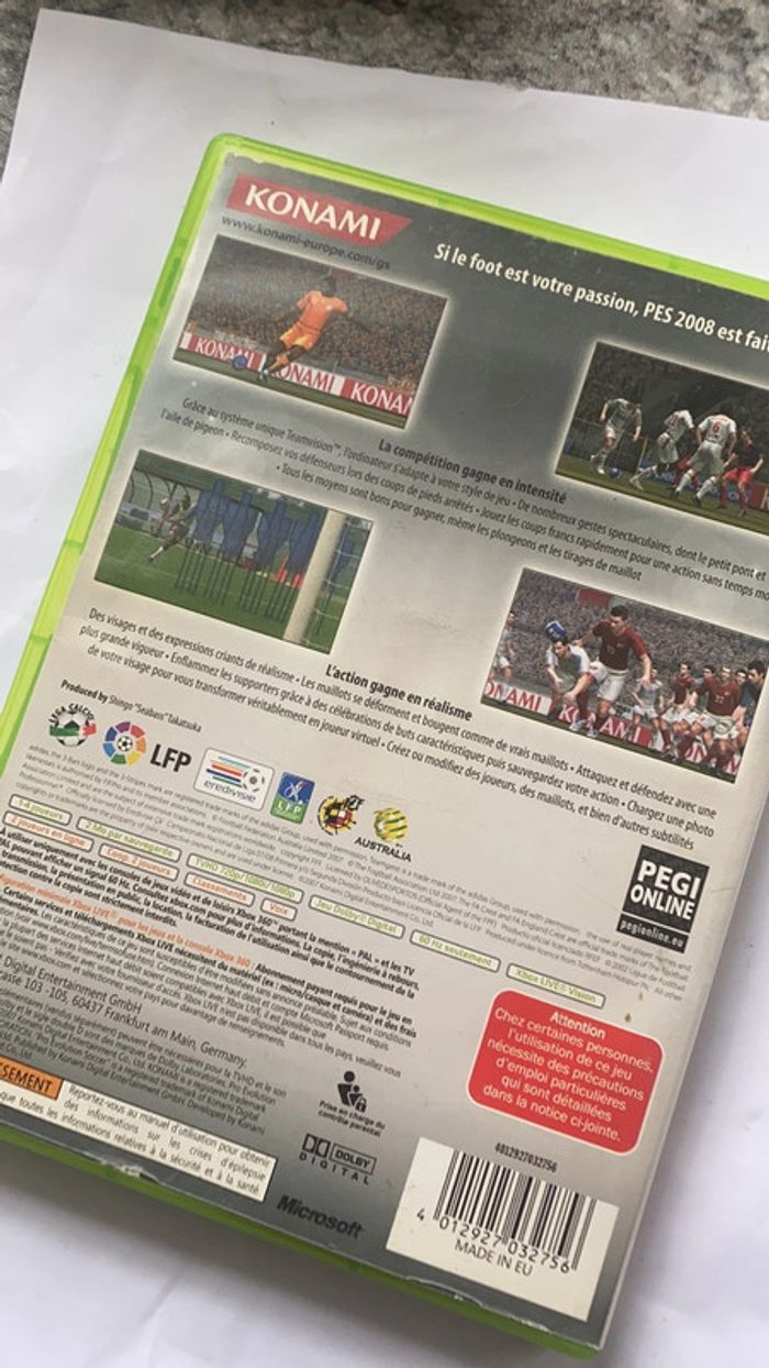 pes 2008 Xbox 360 - photo numéro 3