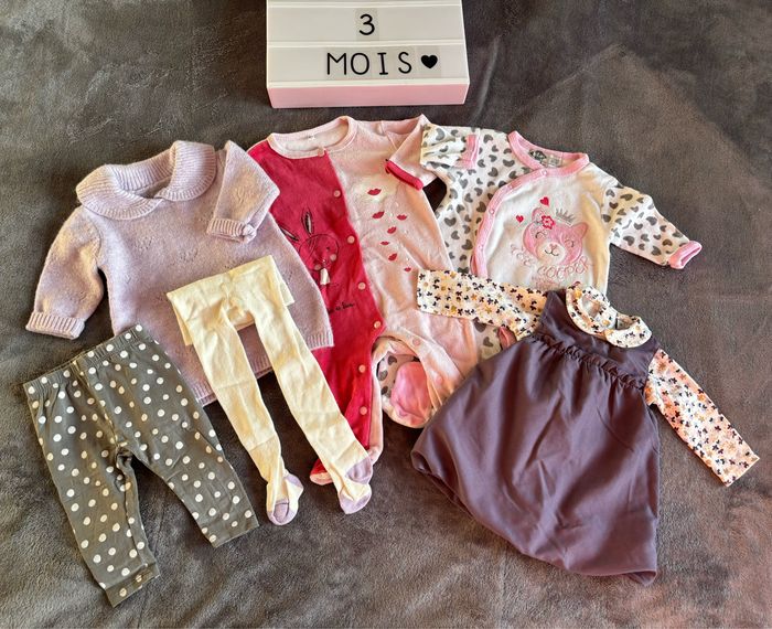 Lot bébé fille 3 mois