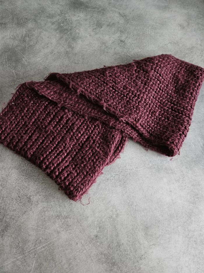 Echarpe tour de cou à grosses mailles femme - Taille unique - Pimkie - Violet - photo numéro 3