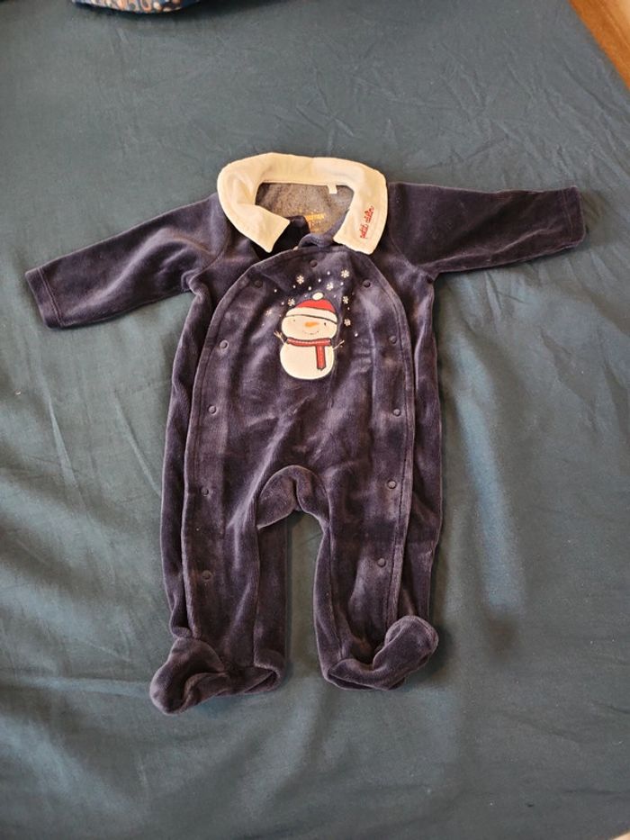 Pyjama habillé bonhomme de neige