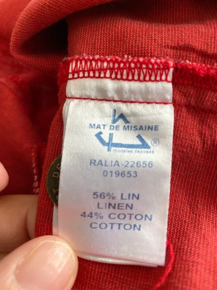 Superbe robe lin/coton Mat de Misaine 44 - photo numéro 6