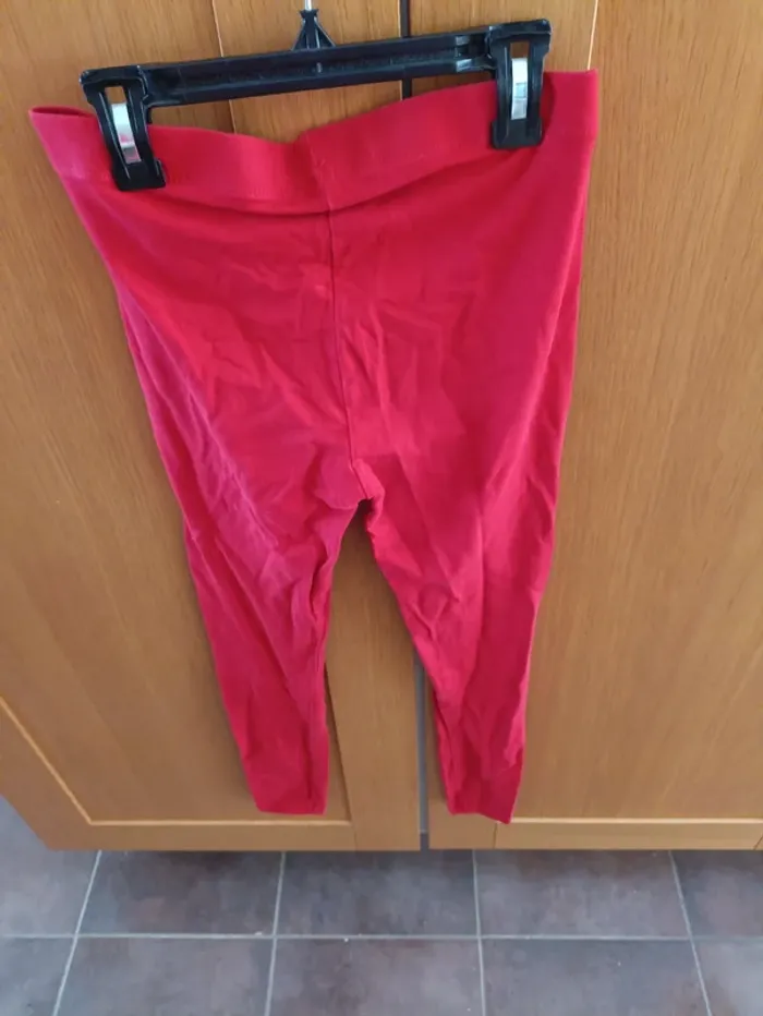 Legging fille rouge - photo numéro 3