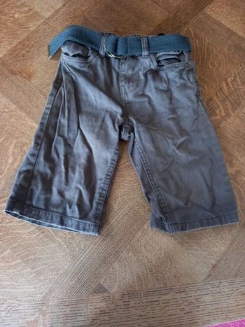 Bermuda Creeks garçon 10 ans avec ceinture