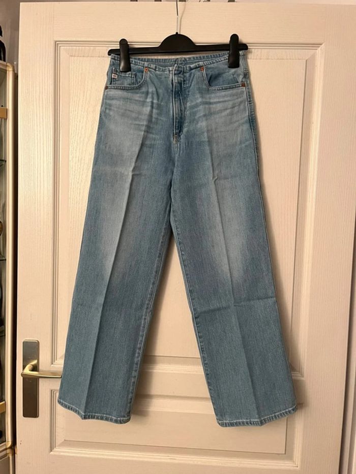 Jean jambes larges taille 27 marque adriano goldschmied Bleu clair
