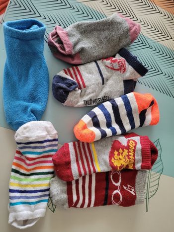 lots de 7 paires de chaussettes t31/34 (2e)